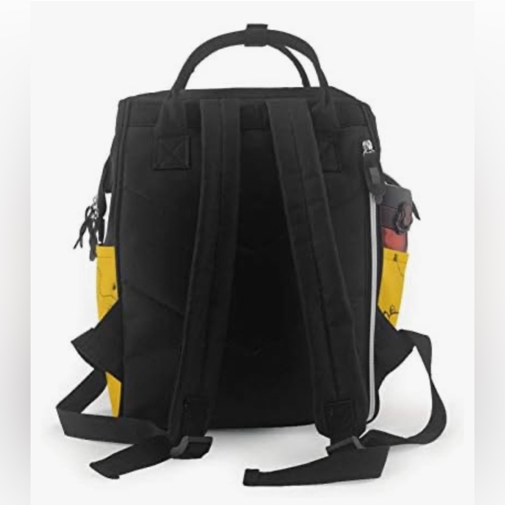 Yellow Backpack With Bear Design - image 4